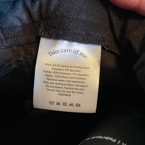 HALFDAYS Emma Soft Shell Ski Pants Snowboarding Waterproof Black Insulated: 1X - Picture 11 of 11